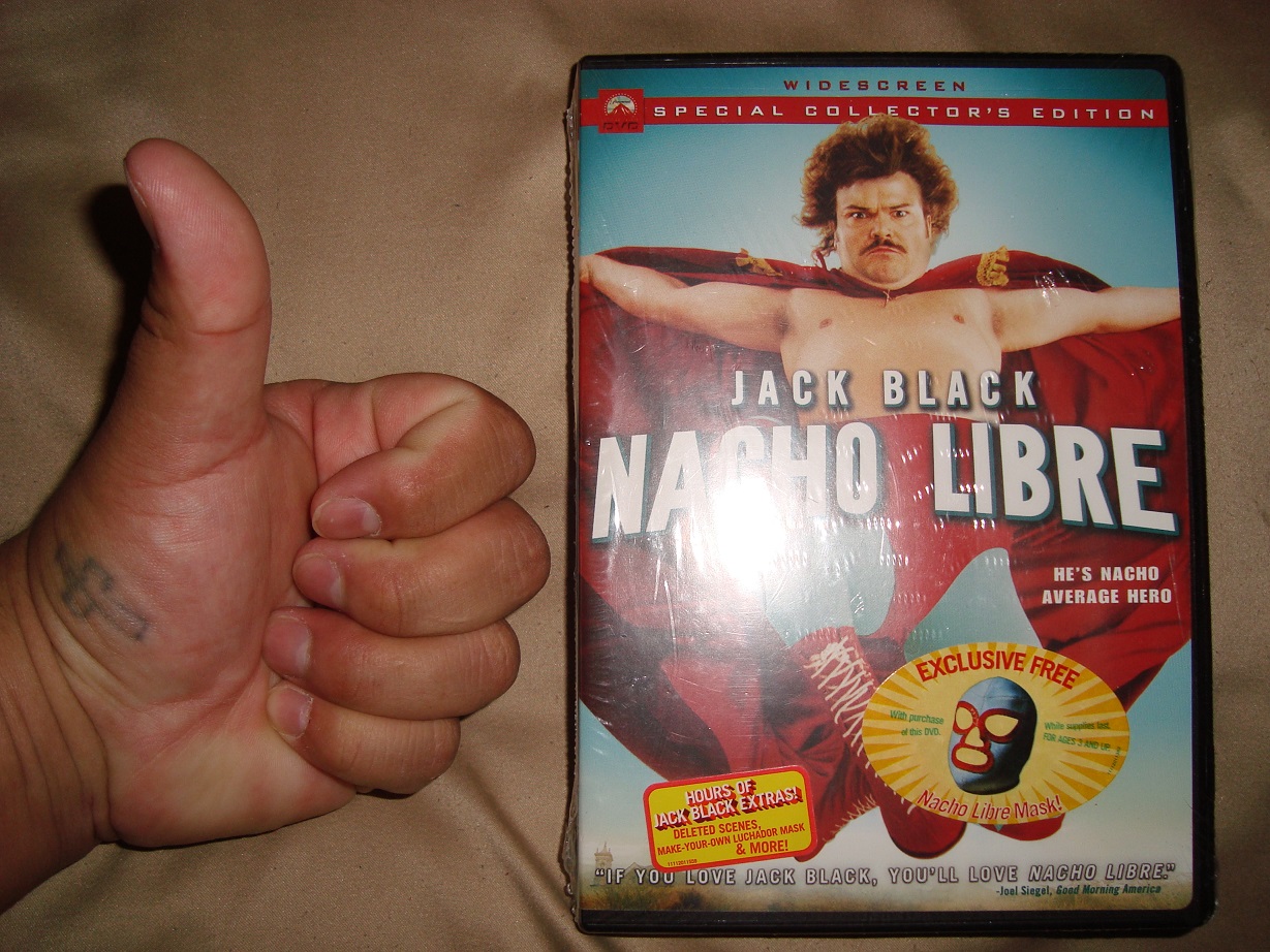 SEALED Nacho Libre DVD with Mask_1
