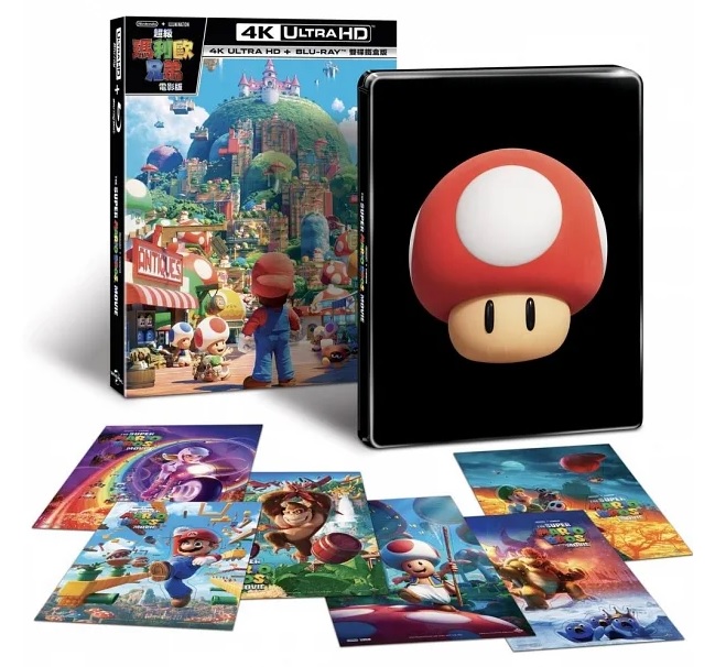 Super Mario Bros. Movie 4K & Sonic the Hedgehog 1+2 4K+Blu-ray (3x  STEELBOOKS)