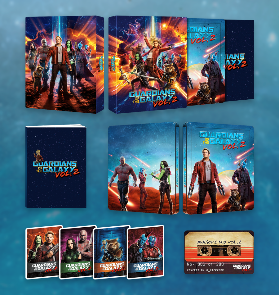 Guardians of the Galaxy Vol. 2 (Blu-ray SteelBook) (Blufans