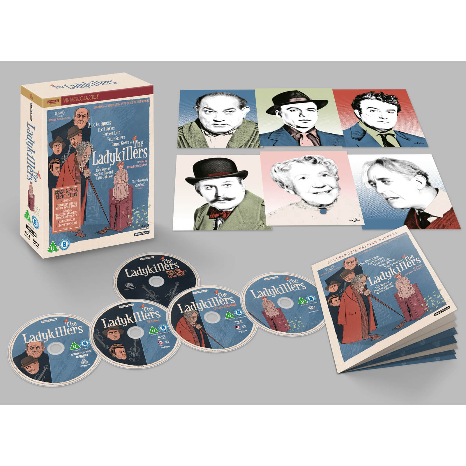 The LadyKillers (4K+2D Blu-ray Collector's Edition) (StudioCanal Vintage  Classics) [UK] | Hi-Def Ninja - Pop Culture - Movie Collectible Community