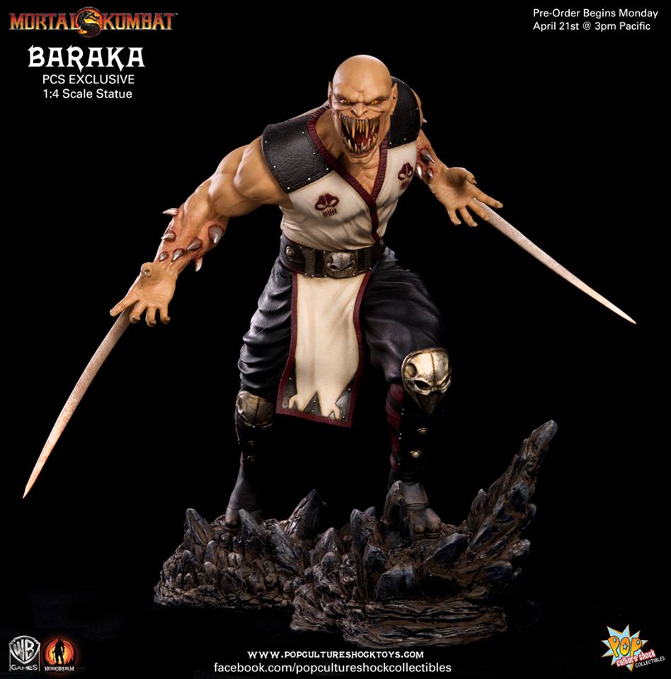 Baraka - Mortal Kombat 9 - 4 Scale - Jazwares Action Figure