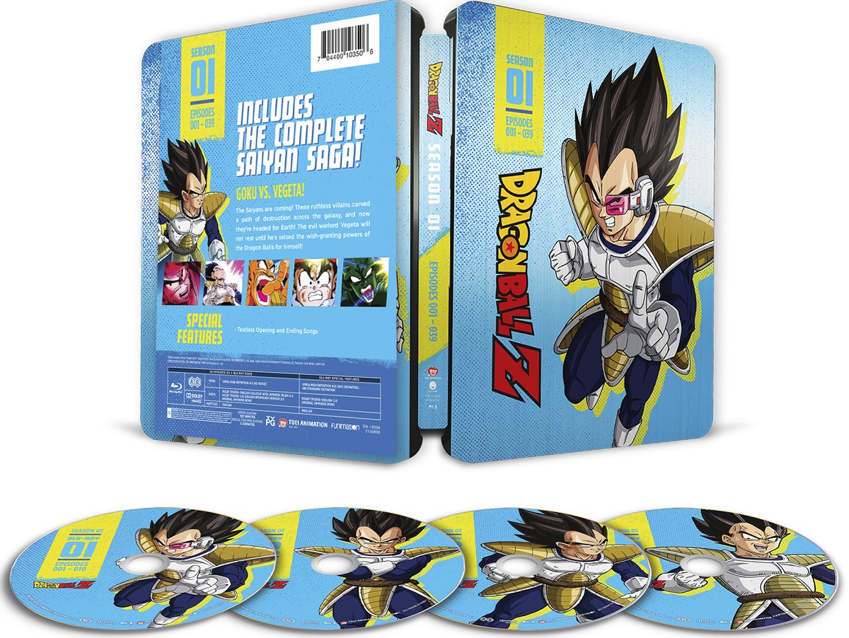 Dragon Ball Z Season 1 Blu Ray Steelbook Usa Hi Def Ninja Pop Culture Movie Collectible Community