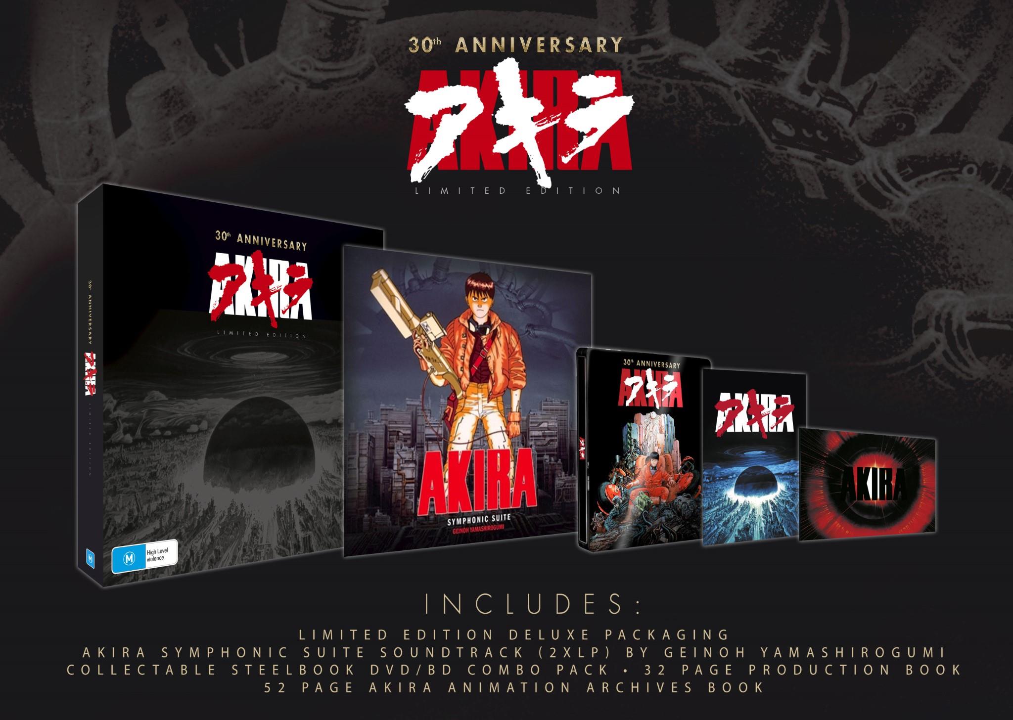 Akira (Blu-ray SteelBook) (30th Anniversary Limited Edition Boxset 