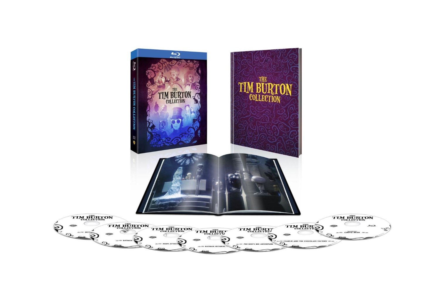 USA - The Tim Burton Collection & Hardcover Book [Blu-ray]