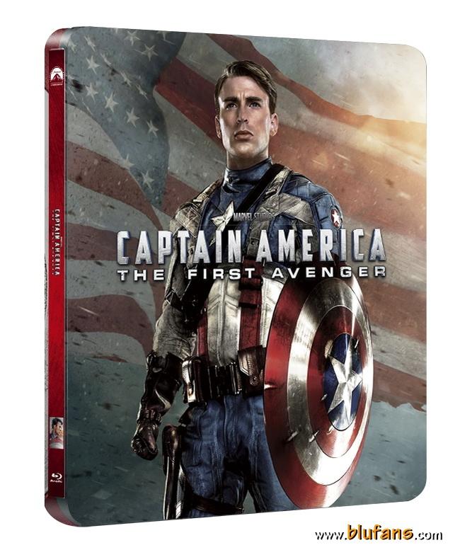 Captain America: The First Avenger (3D+2D Blu-ray SteelBook 