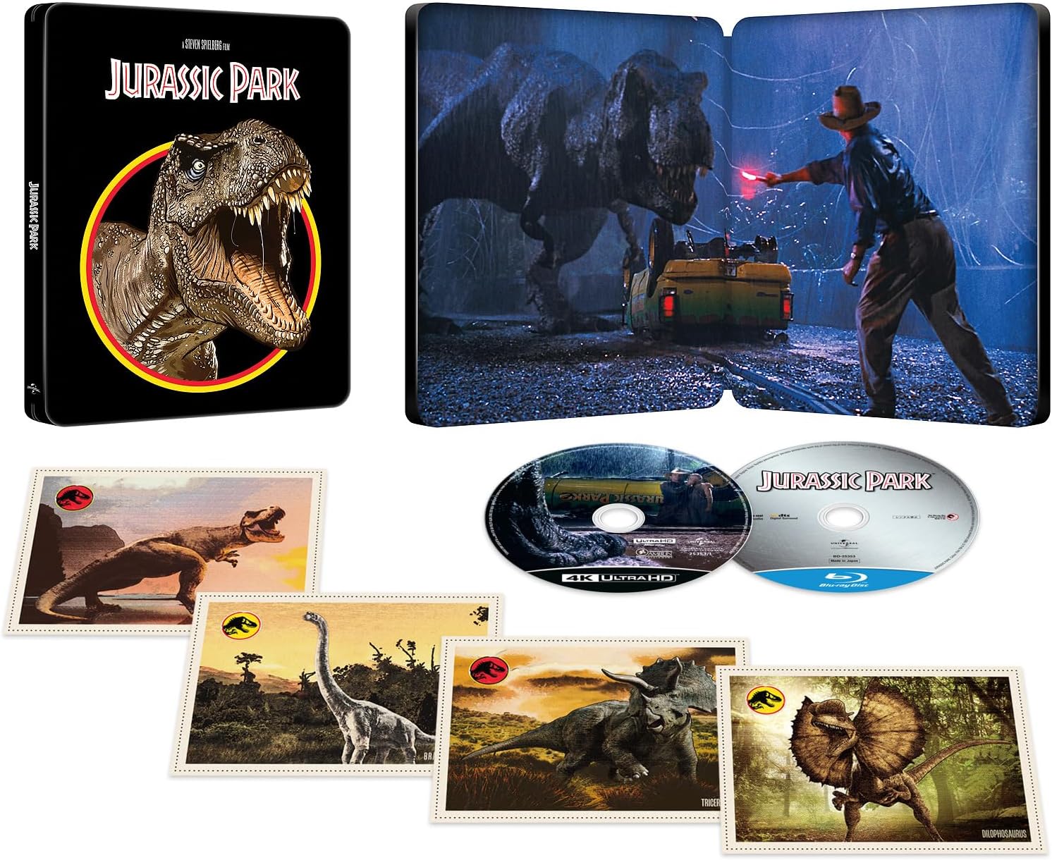 Jurassic Park (4K UHD + HD) – Buy Online Latest Blu-ray, Blu-ray 3D, 4K UHD  & Games