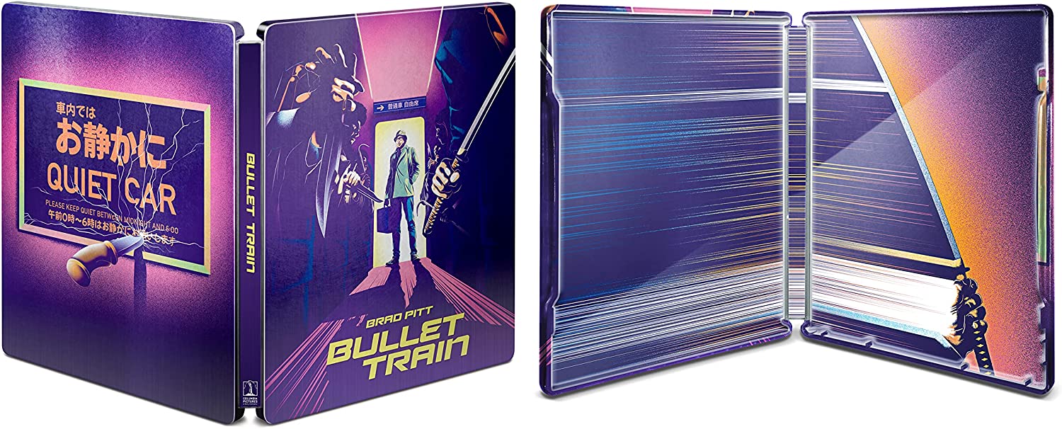 PRE-ORDER] Bullet Train 4K/Blu-ray/Digital Steelbook (SUNRISE
