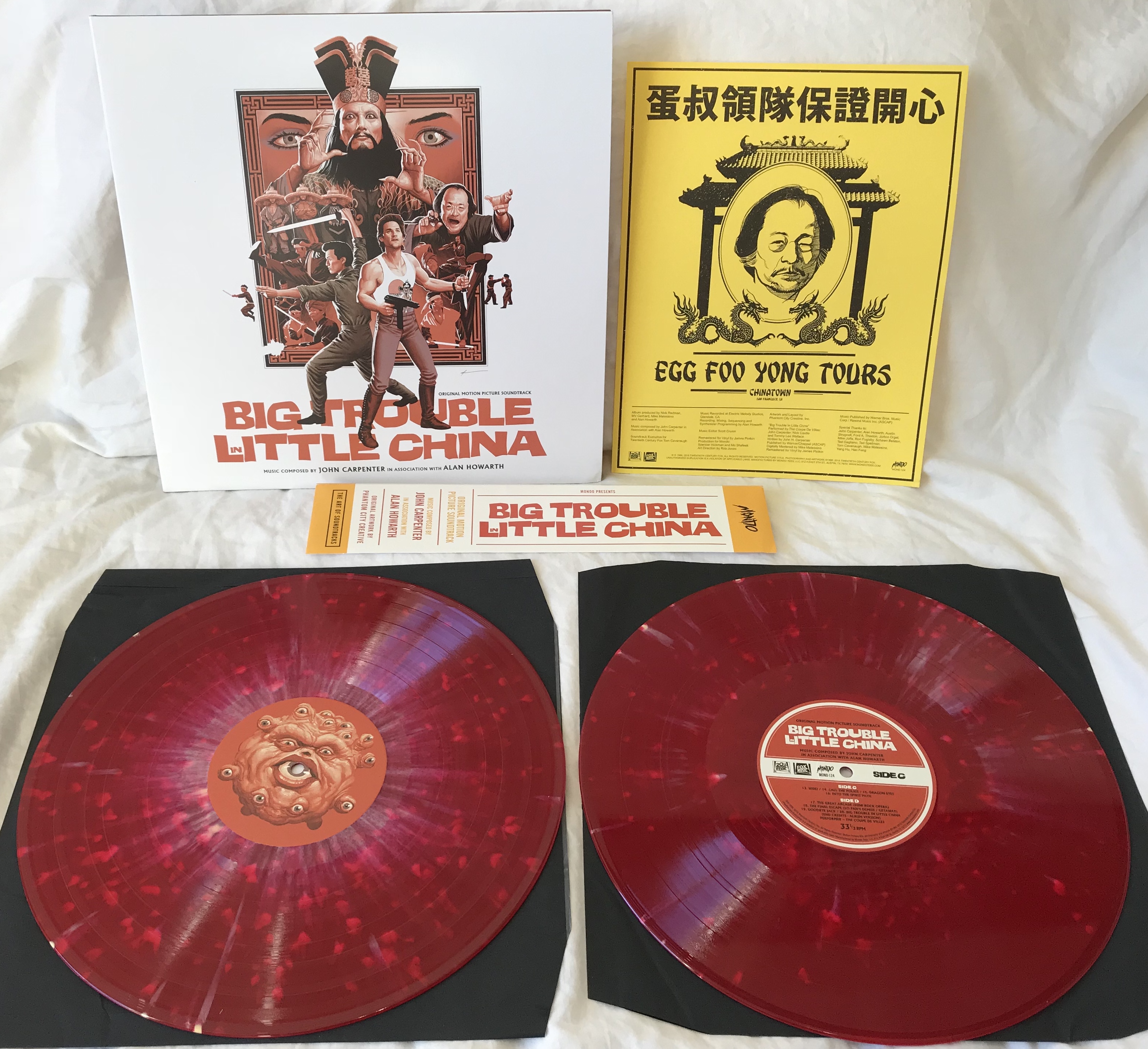 Mondo - Big Trouble Little China - (John Carpenter/Alan Howarth ) (Red Vinyl with Splatter) | Hi-Def Ninja - Pop Culture - Movie Collectible Community