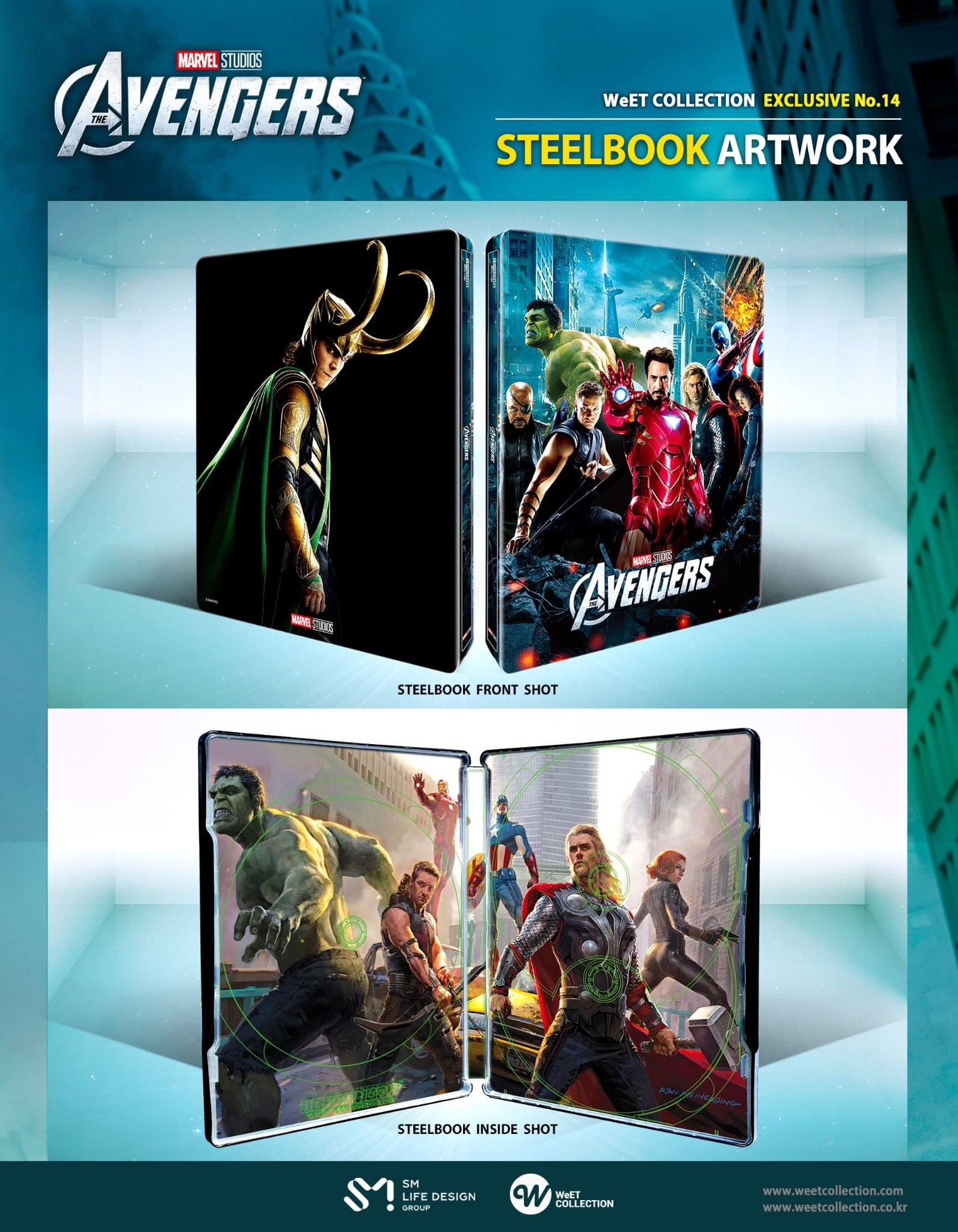 Captain Marvel 4K + 2D Blu-ray Steelbook SM Life Design Exclusive Full
