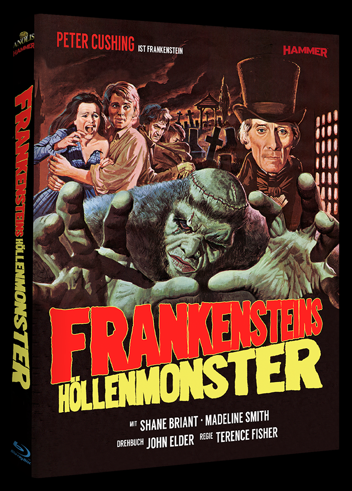 Mediabook Frankenstein And The Monster From Hell Blu Ray Mediabook Hammer Horror