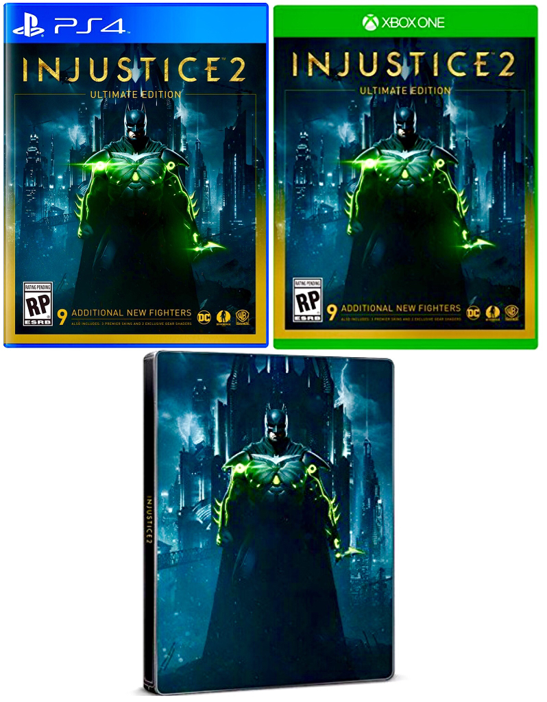 Multi Injustice 2 Ultimate Edition Steelbook Amazon U S Hi Def Ninja Pop Culture Movie Collectible Community