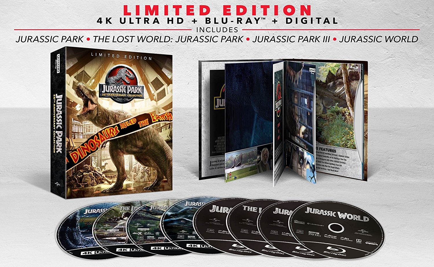 Jurassic Park - 4K Ultra HD + Blu-ray + Digital [4K UHD]