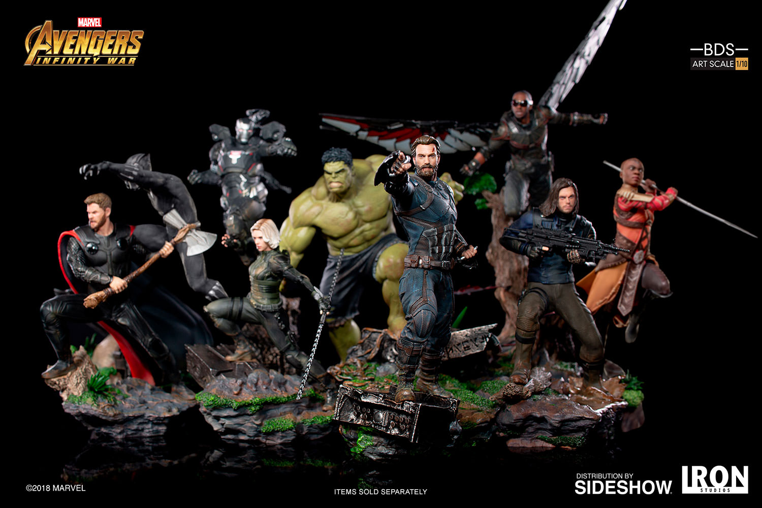Marvel What If? Battle Diorama Series The Watcher 1/10 Art Scale