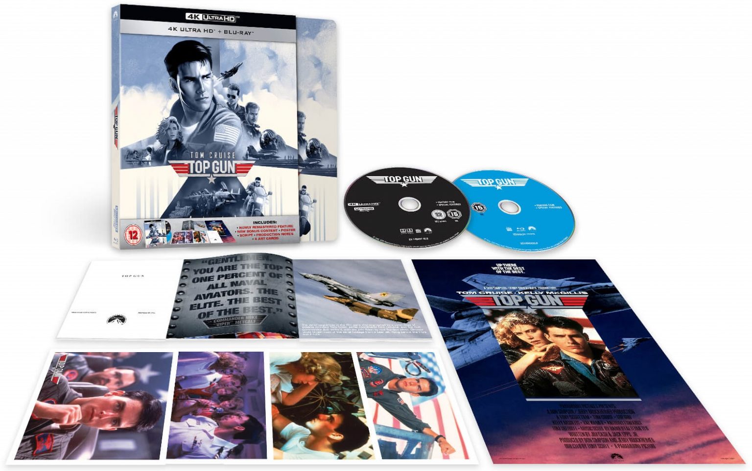 Top Gun 4k 2d Blu Ray Steelbook Zavvi Exclusive Uk Hi Def Ninja Pop Culture Movie Collectible Community