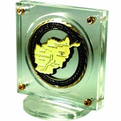 Clear Acrylic Coin Display with Real Gold Plated Fasteners.jpg