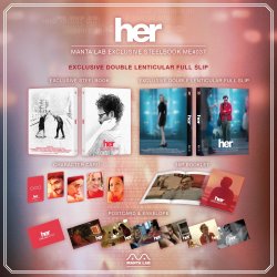 Her (Blu-ray SteelBook) (Manta Lab Exclusive No. 37) [Hong Kong 