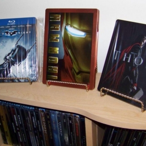 The Dark Knight BD Steelbook
Iron Man DVD Steelbook
Thor UK BD Steelbook