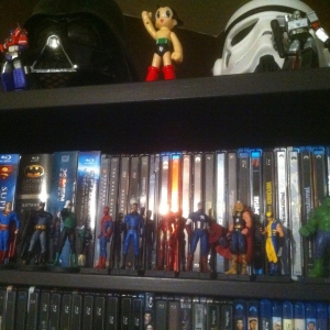 My Comic book movies display!