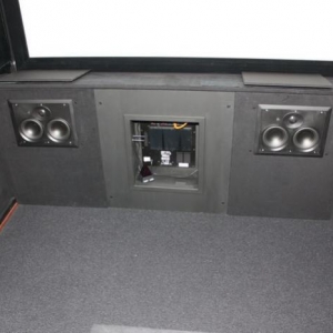 Front speakers and a sub amplifier