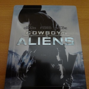 Cowboys & Aliens Embossed HMV Exclusive Steelbook Front