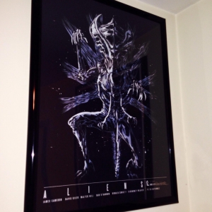 Aliens by Peter Gutierrez - Signed/Numbered - #57/100 - 18" x 24"