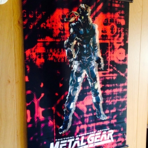 Metal Gear Solid wall scroll - Art by Yoji Shinkawa - 43 1/2" x 31"