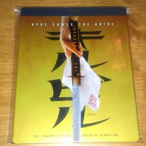 Kill Bill Vol I

Not the best example of this movie as a steelbook because of the blue banner but still nice artwork.