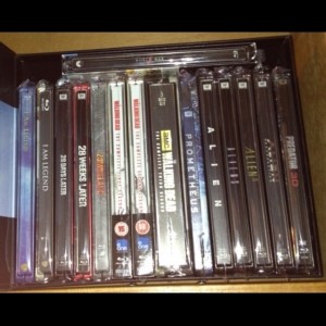 *ALL my Zombie Steel...
Plus...
*ALIEN & Predator Steelbook Collection.

"Whammie!!!"