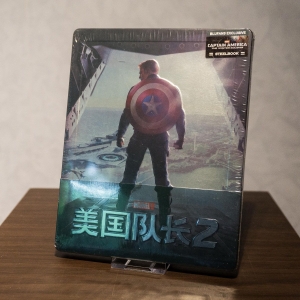 Captain America 2 Blufans Quarterslip Steelbook
