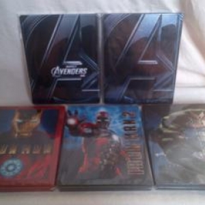 Avengers Metal Box (USA)
Avengers Auchan Exclusive (FR)
Iron Man Play.com (UK)
Iron Man 2 Play.com (UK)
The Incredible Hulk Play.com (UK)