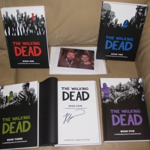 Walking Dead Swag, all 5 were signed as was the photo :)