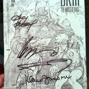 Signed Copy of DK III The Master Race