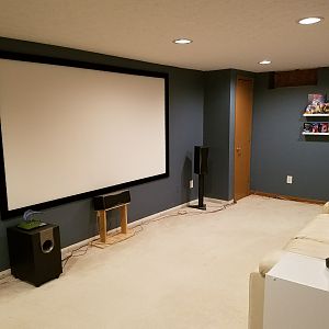 Movie Room Screen Wall