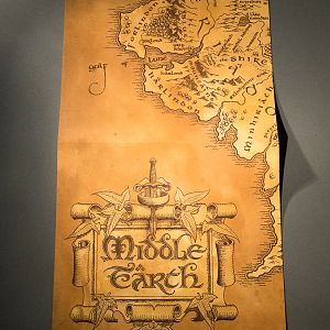Inlay: Fragment of Middle-Earth Map