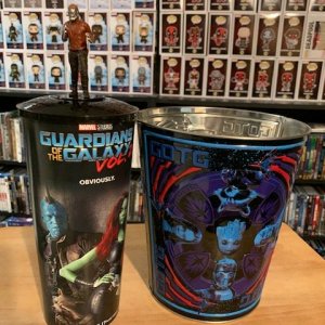 Guardians of the Galaxy Popcorn Tin and Cup with Topper