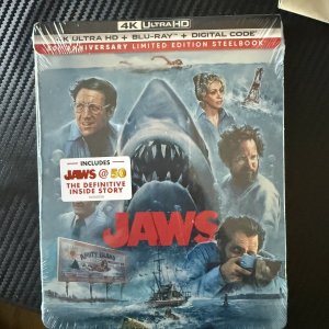 Jaws 50TH Anniversary 4K Steelbook