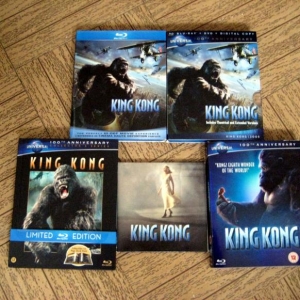 Clockwise from top to bottom: First Release Blu-ray with Slipcover