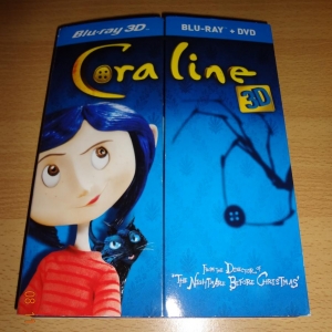 Coraline 3D Embossed Fold out Canadian Slipcover Front
