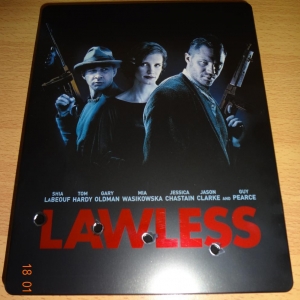 Lawless Play.com Exclusive Embossed Steelbook Front