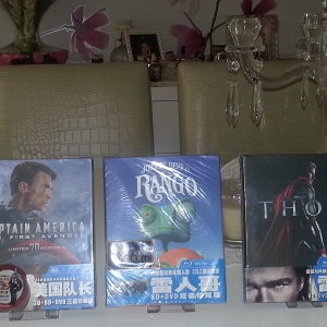 Captain America, Rango, & Thor China Digipacks