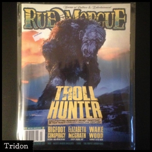 TrollHunter issue of Rue Morgue magazine.