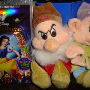 3. DVD and Blu Ray Plush Dwarfs