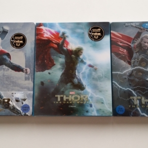 Korea Thor; The Dark World front covers 2