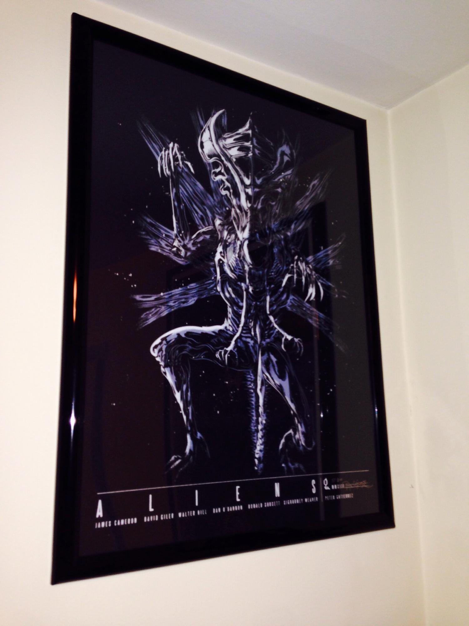 Aliens by Peter Gutierrez - Signed/Numbered - #57/100 - 18" x 24"