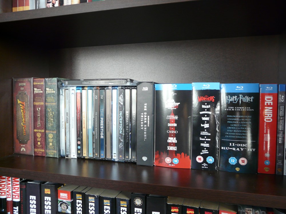 Bluray shelf