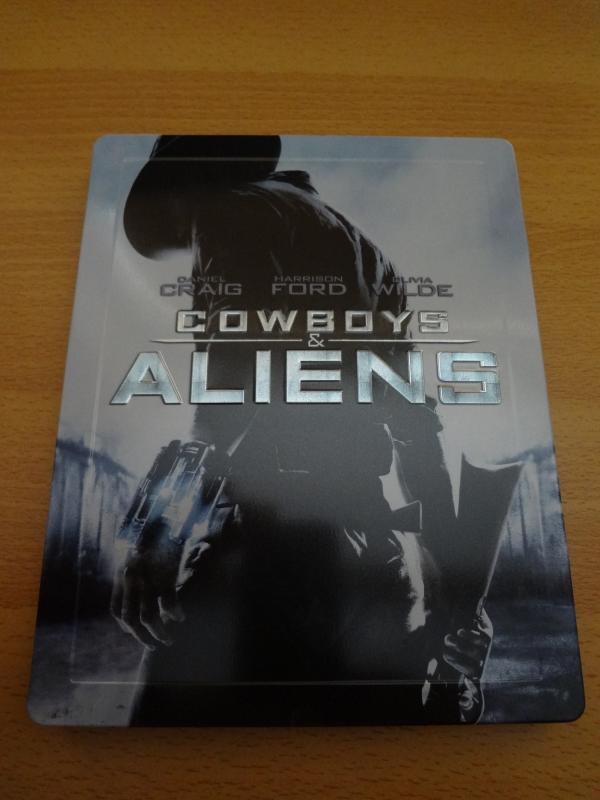 Cowboys & Aliens Embossed HMV Exclusive Steelbook Front