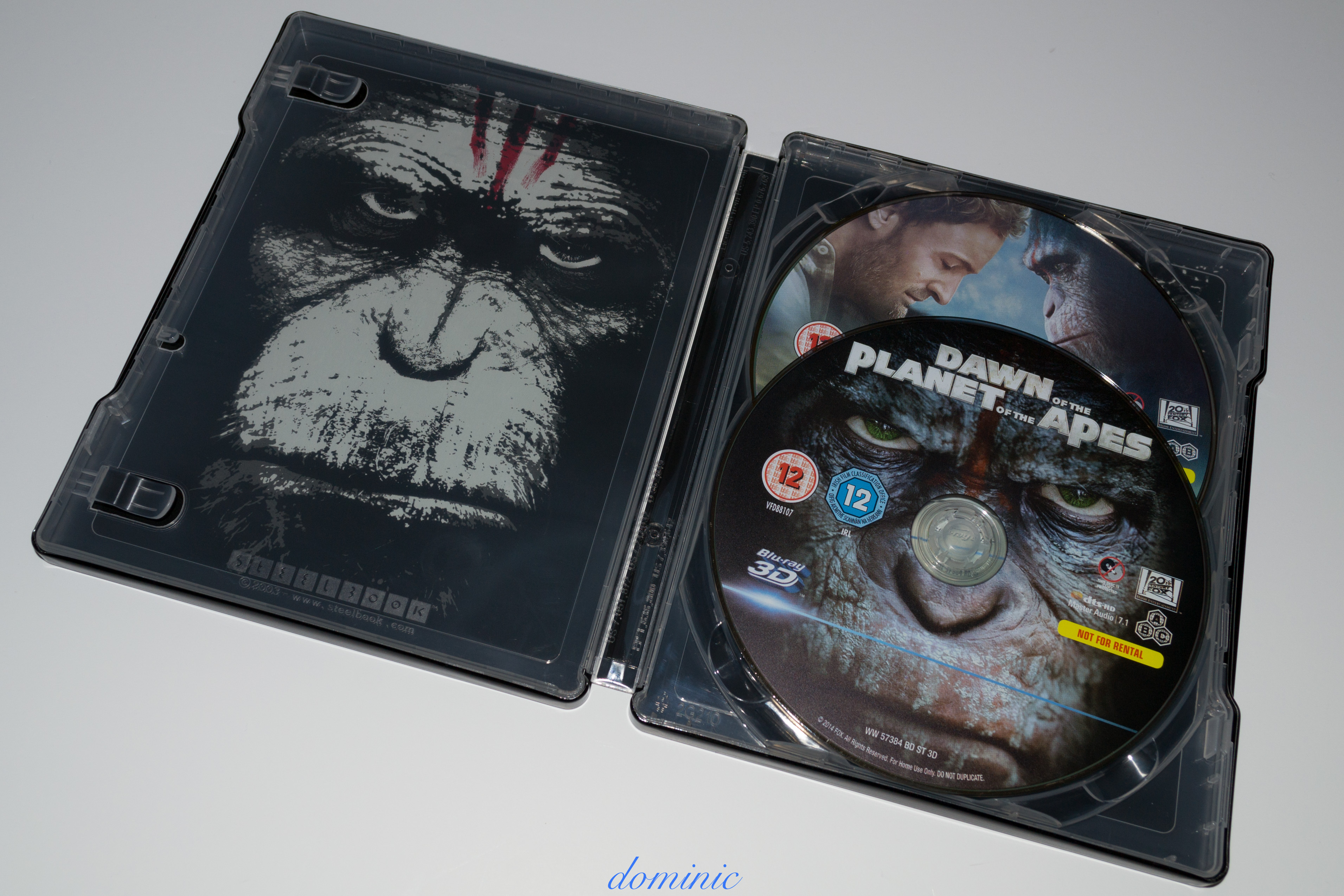 Dawn of the Planet of the Apes - Discs