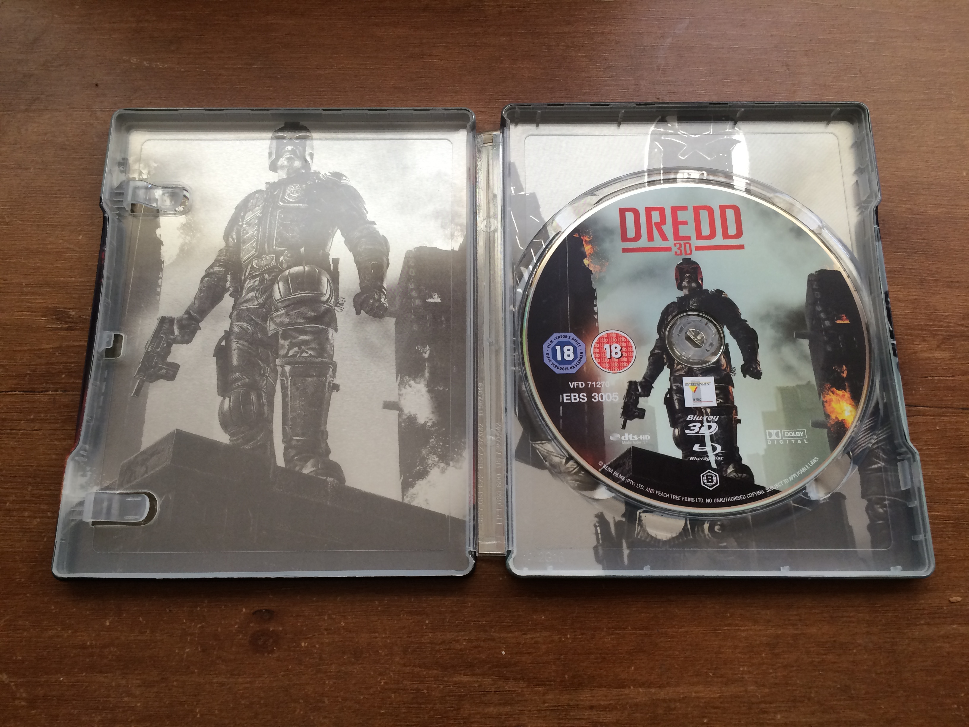 Dredd 3D Zavvi Exclusive Steelbook