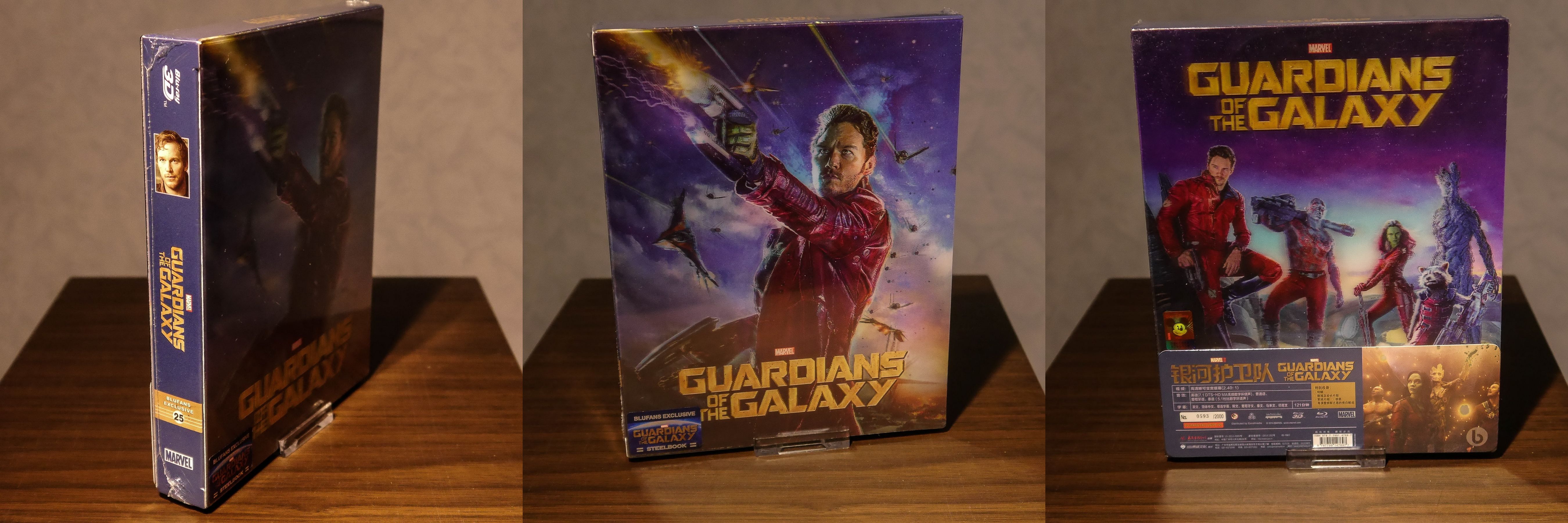 Guardians of the Galaxy Lenticular Steelbook Blufans Ultimate Edition