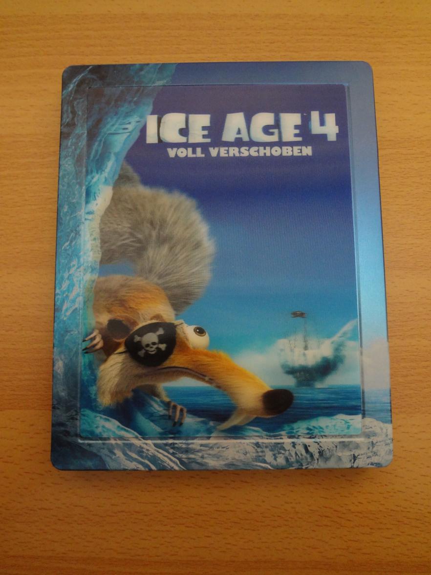 Ice Age 4 3D Embossed German Lenticular Steelbook Front